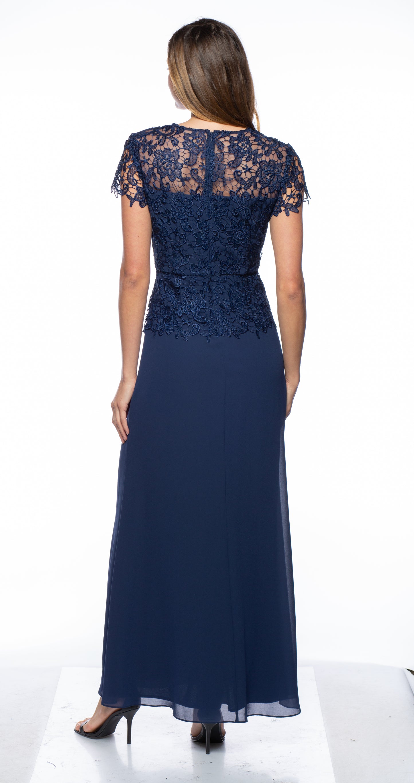 2PC MOCK CHEM LACE GOWN