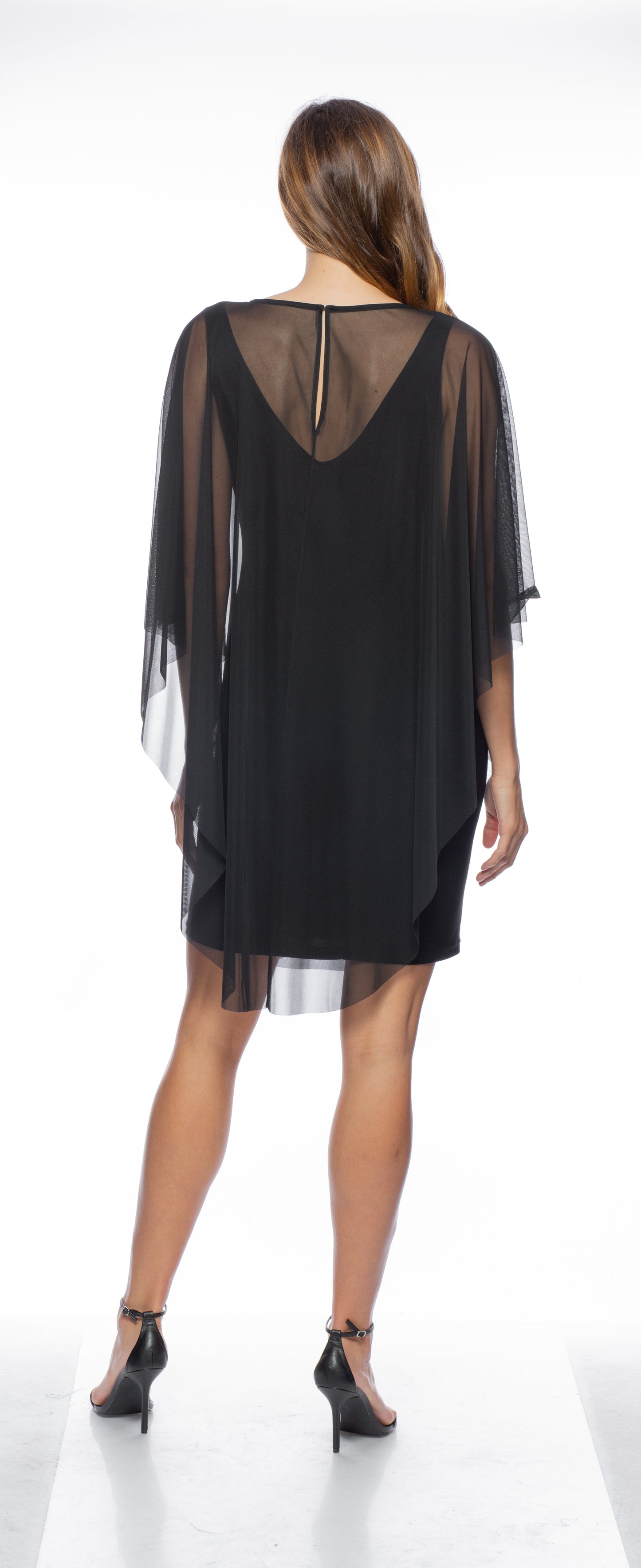 SHEER OVRLAY DRESS